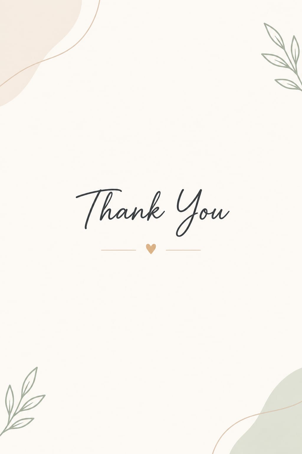 Thank you page